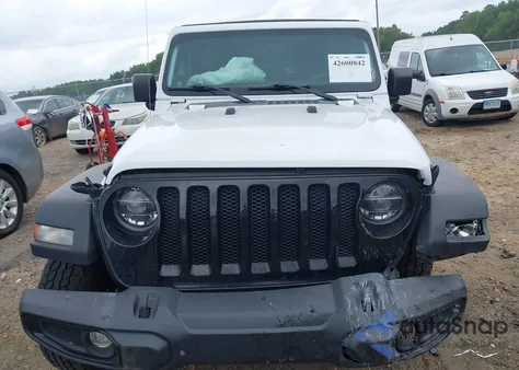 2021 Jeep Wrangler Unlimited Willys 4X4 из США, поврежденный, VIN 1C4HJXDGXMW855789